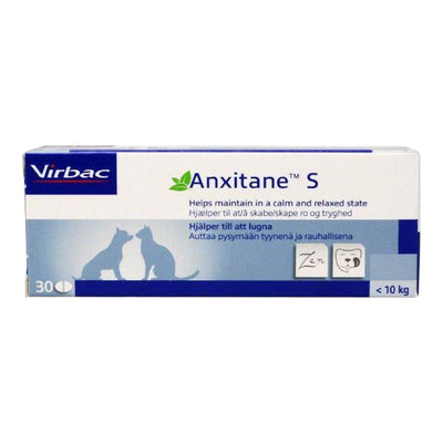 Virbac Anxitane S El suplemento natural para calmar a tu mascota sin sedarla