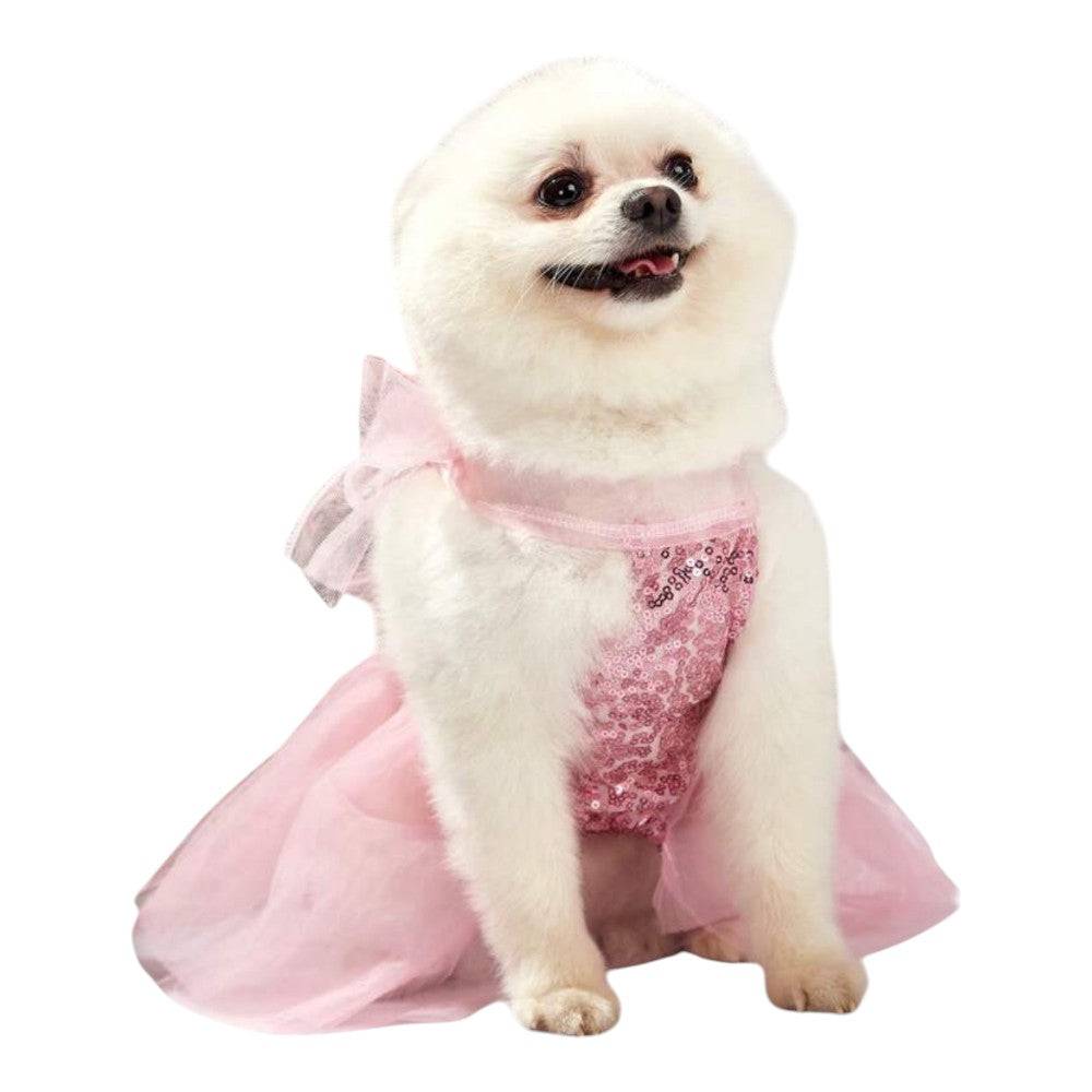 Vestido Tutu y Lentejuela Rosa S - AniMALL