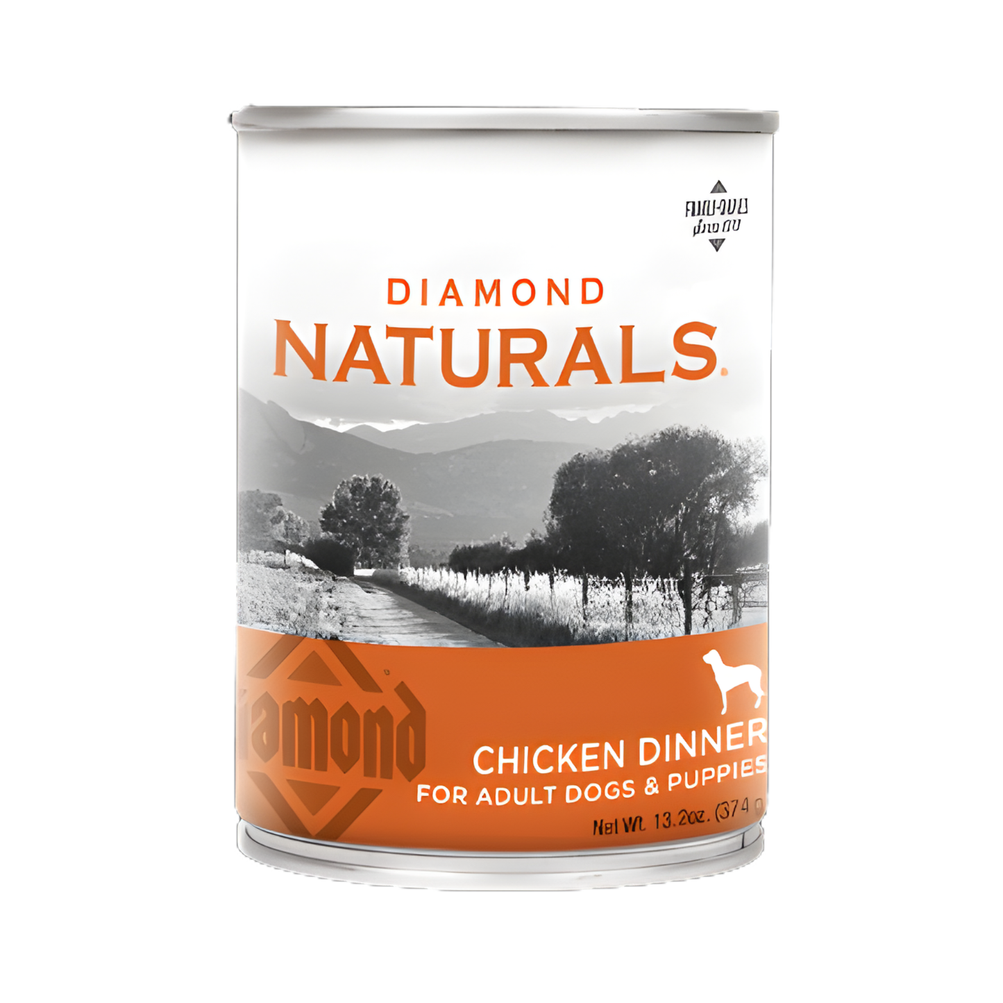 12 Latas Diamond Naturals para Perros Adultos y Cachorros, Sabor Pollo 374 g