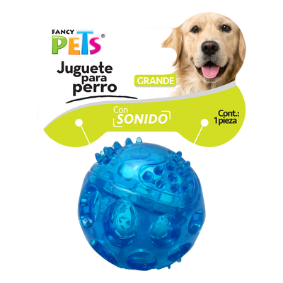 Pelota Flexible con Sonido Grande, Fancy Pets
