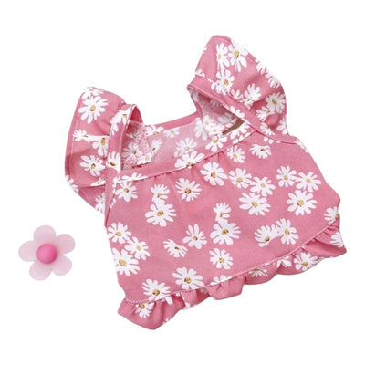 Vestido Rosa Margaritas Primavera Verano XS