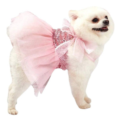Vestido Tutu y Lentejuela Rosa M - AniMALL