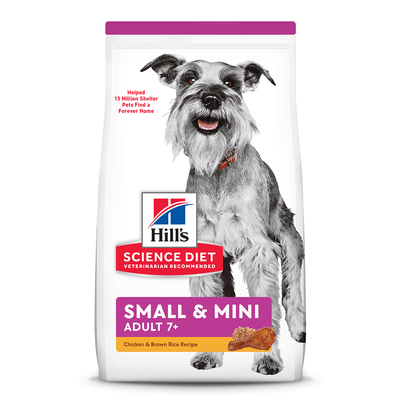 Hill's Science Diet Small & Mini Adult 7+, alimento para perro senior raza pequeña y mini 2Kg - AniMALL