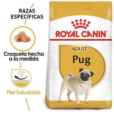 croquetas para perro pug