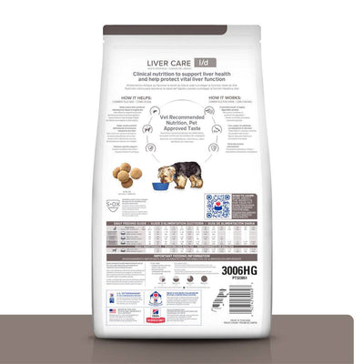 Hill's Prescription Diet l/d, Cuidado Hepático, para Perro, 8 Kg - AniMALL