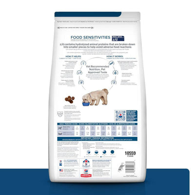 Hill's Prescription Diet z/d Small Bites, Sensibilidades Alimentarias, para Perro, 3.2 Kg - AniMALL