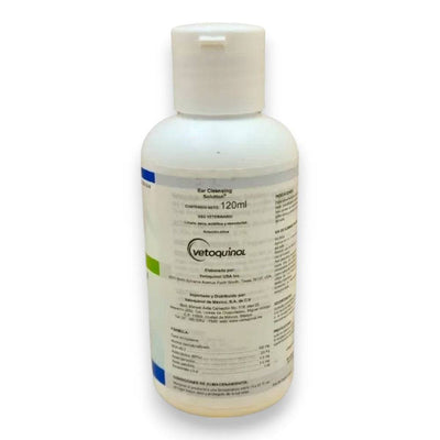 Limpiador Ótico Ear Cleansing Solution 120 ml Vetoquinol - AniMALL