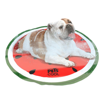 Tapete refrescante para perro Fancy Pets Circular Sandia Med
