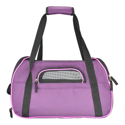 Fancy Pets Transportadora Tipo Maleta Morada M