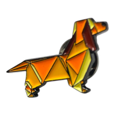 Pin para AniMallover de Dachshund Geométrico