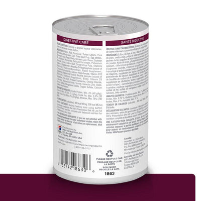 12 Latas Hill's Prescription Diet i/d Low Fat, Cuidado Digestivo, Bajo en Grasa para Perro, 369 g - AniMALL