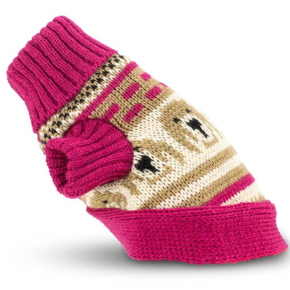 Suéter rosa con figuras de perro Talla 9 - AniMALL