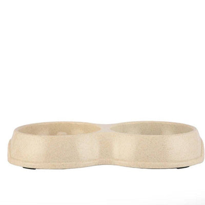 Plato Doble de Alimentación Lenta Blanco-Mediano - AniMALL