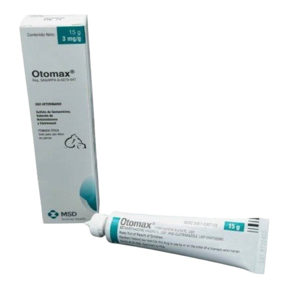 Otomax crema 15 gr Antibacteriano, antiinflamatorio, antiprurítico, MSD - AniMALL