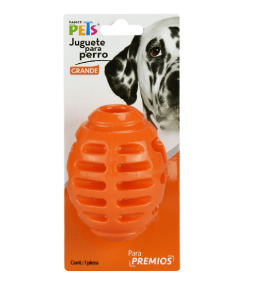 Fancy Pets Juguete Balón De Rugby Grande Naranja - AniMALL