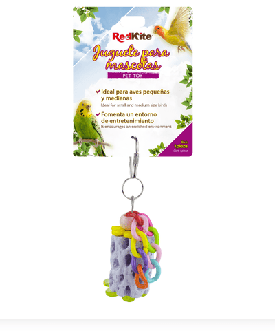 Juguete Colgante Mediano con Calcio para Ave - AniMALL