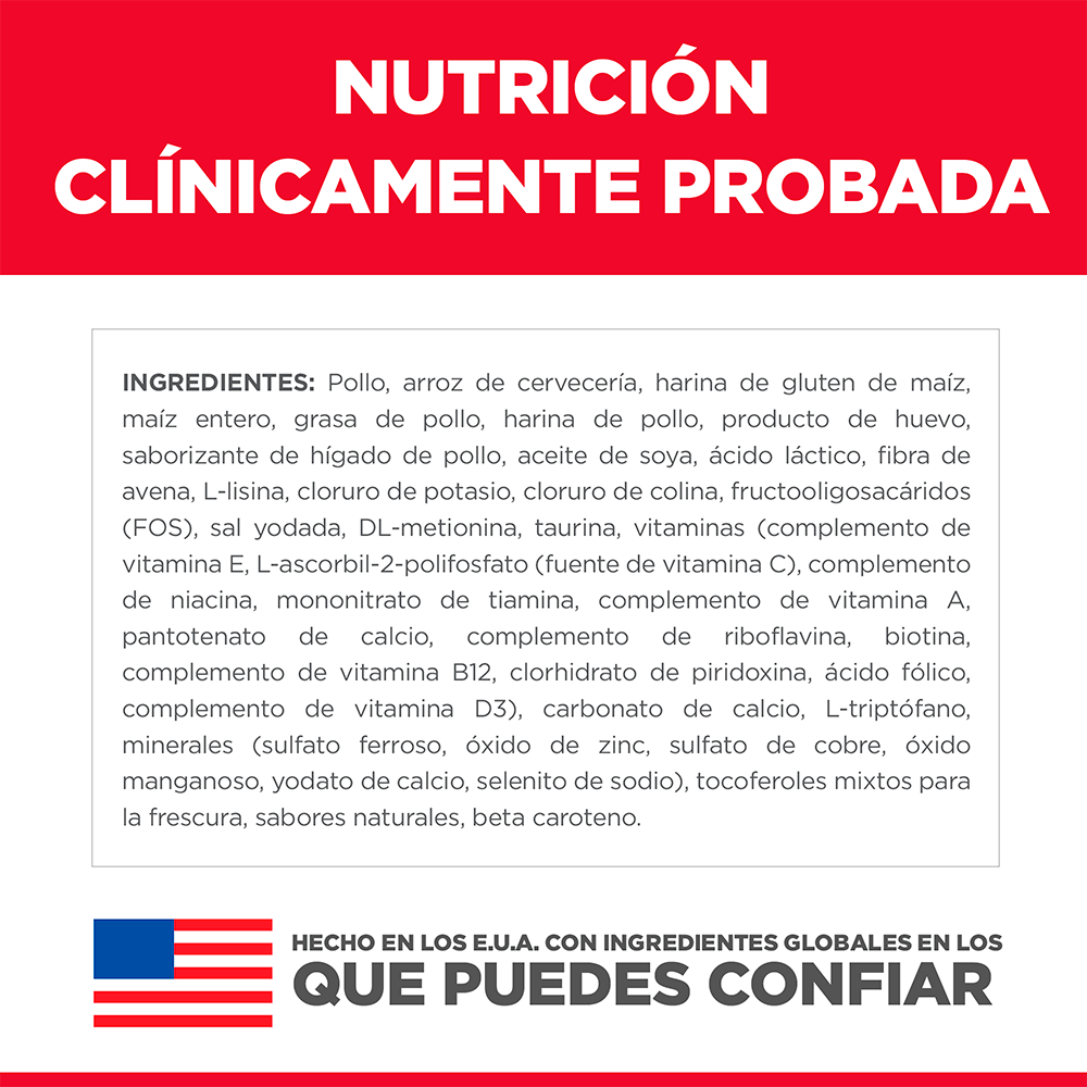 Hill's SD Sensitive Skin & Stomach, alimento para gato adulto piel y estómago sensibles 1.6Kg - AniMALL