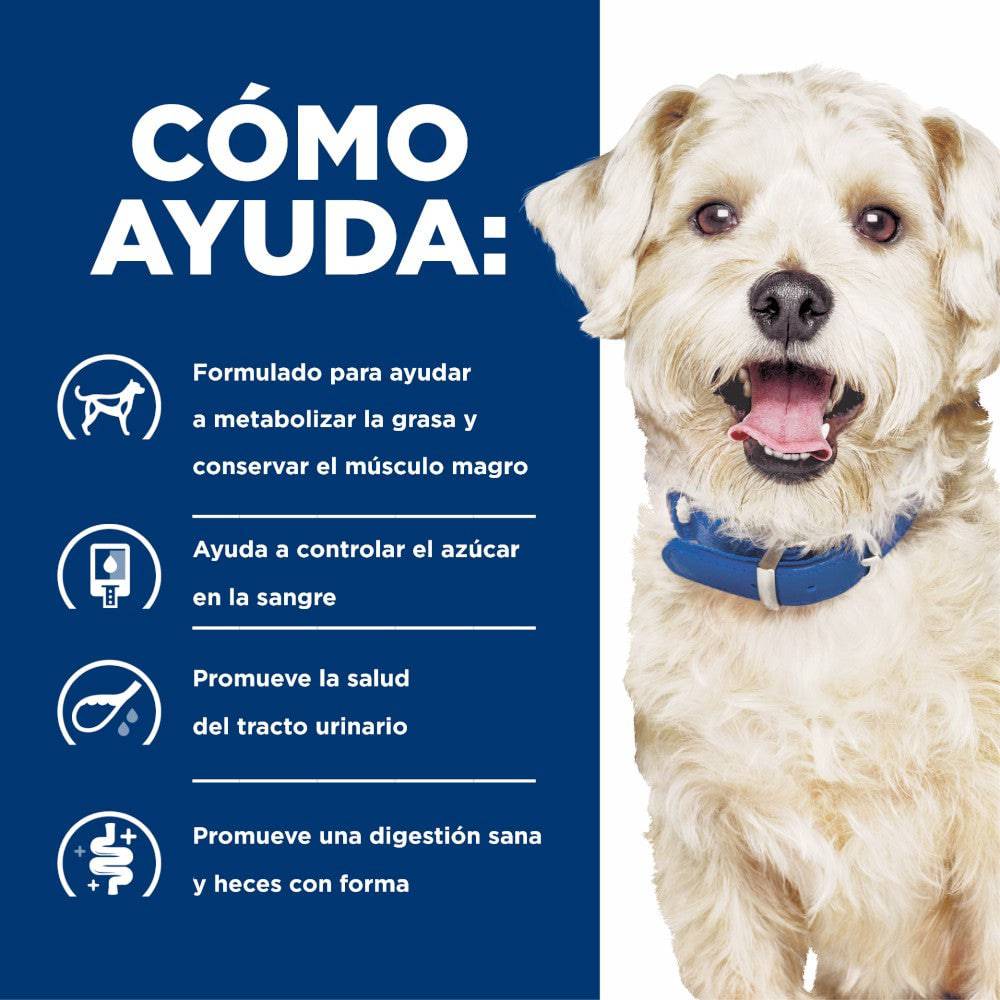 Hill's Prescription Diet w/d, Manejo Peso/Glucosa, para Perro, 12.5 Kg - AniMALL