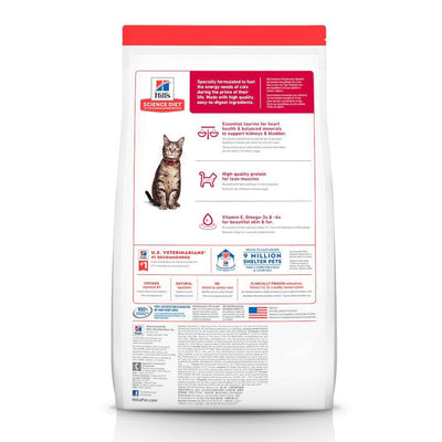 Hill's Science Diet Adult, alimento saludable para gato adulto sabor pollo 3.2Kg - AniMALL