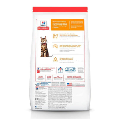 Hill's Science Diet Adult Light, alimento saludable bajo en calorías para gato adulto 7.3Kg - AniMALL