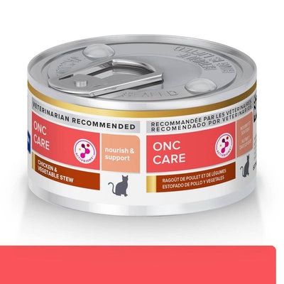 Lata Hill's Prescription Diet ONC Care, Nutrición y Apoyo de Recuperación, para Gato, 82 g - AniMALL