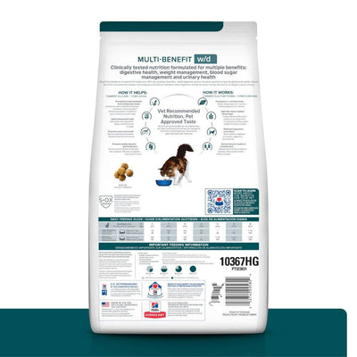 Hill's Prescription Diet wd, Manejo PesoGlucosa, para Gato, 3.9 Kg - AniMALL