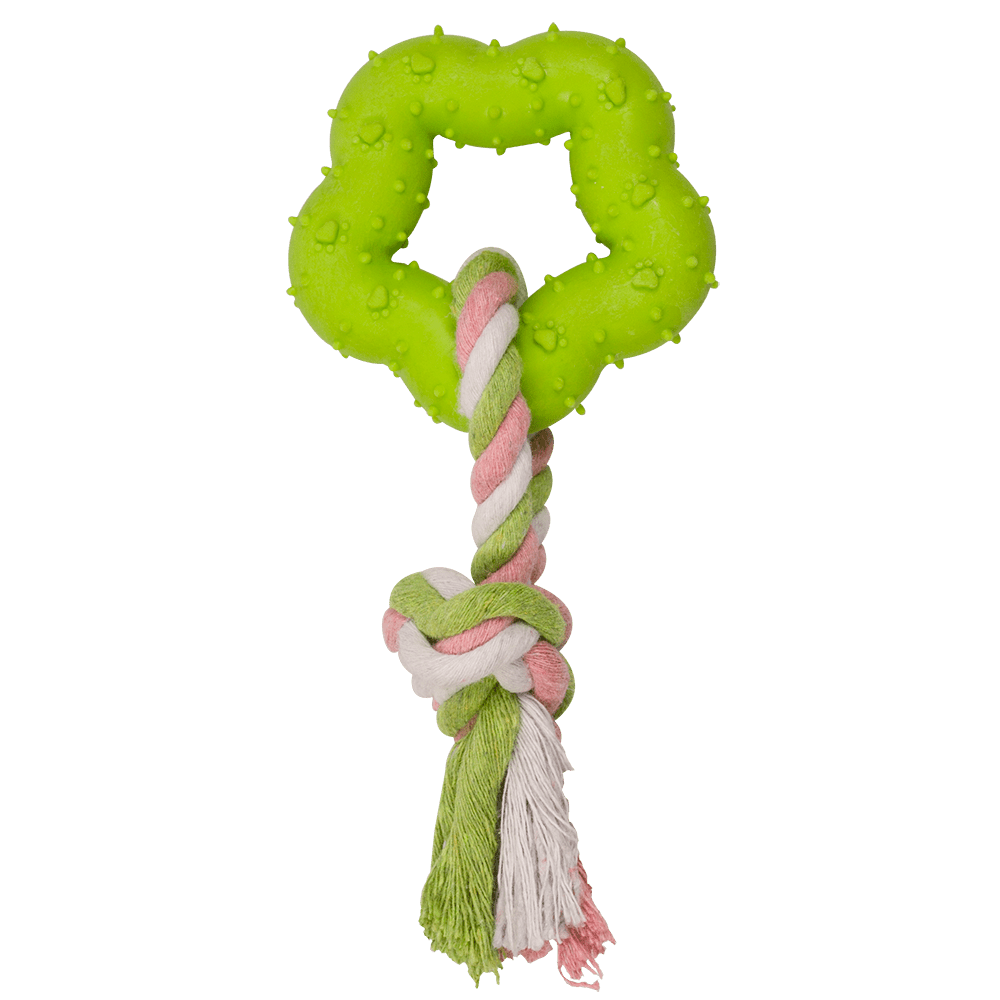 Cuerda con Estrella de Caucho, Fancy Pets - AniMALL