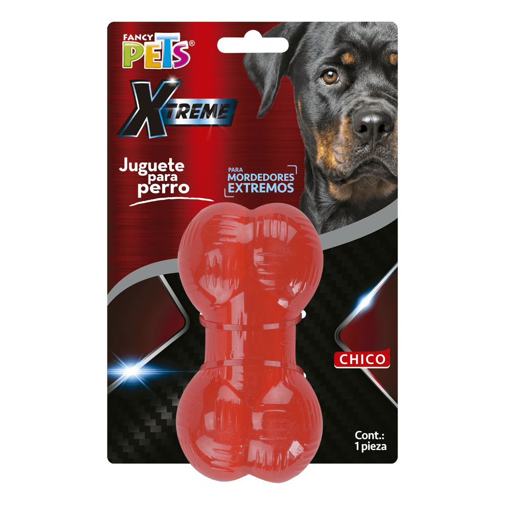 Fancy Pets Juguete Hueso Ch Xtreme - Rojo - AniMALL