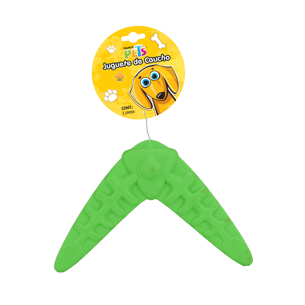 Juguete Boomerang de Caucho, Fancy Pets - AniMALL