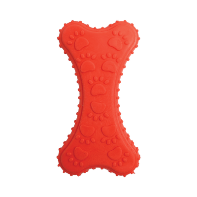 Juguete de Caucho Hueso con Huellas, Fancy Pets - AniMALL