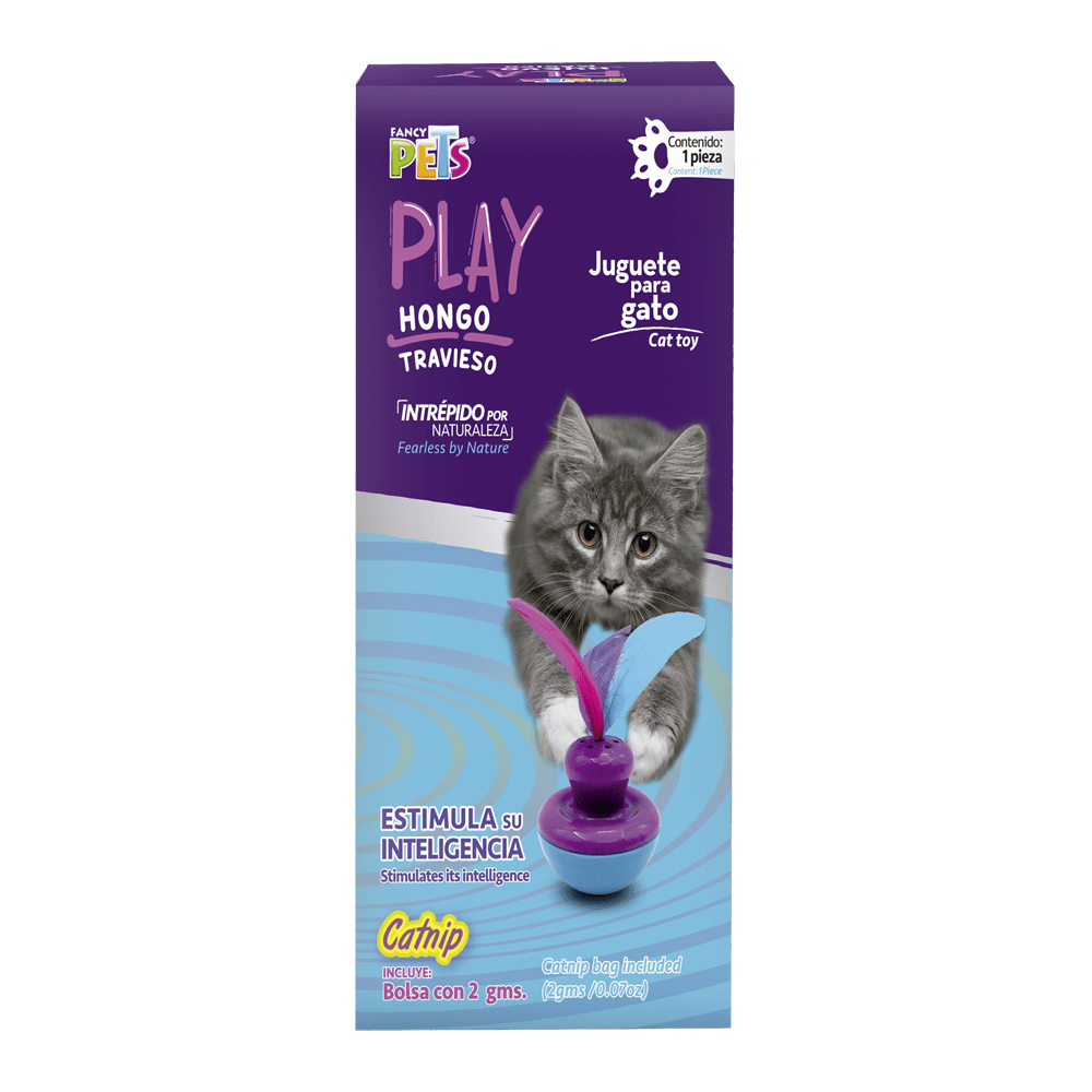 Juguete Hongo Travieso con Catnip Play - AniMALL