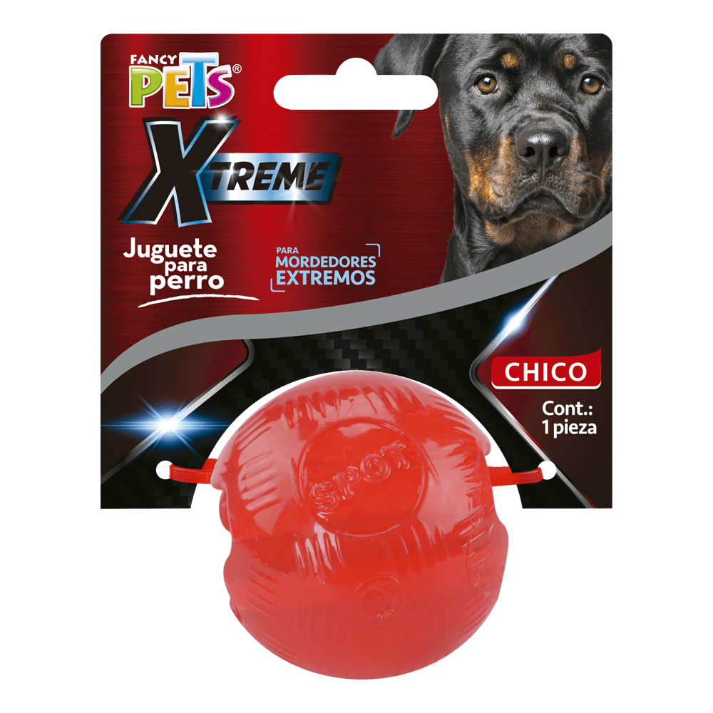 Fancy Pets Juguete Bola Ch Xtreme - Rojo - AniMALL