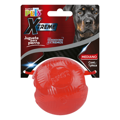 Fancy Pets Juguete Bola Mediana Xtreme - Rojo - AniMALL