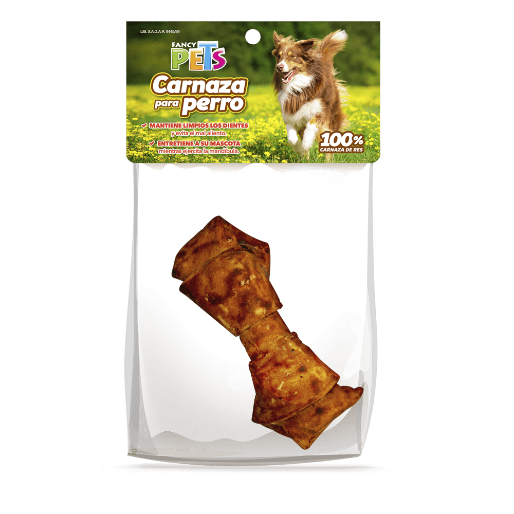 Fancy Pets Hueso de Carnaza (10-13 cm) Sabor Tocino - AniMALL