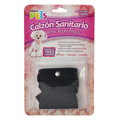 Calzón Sanitario Talla S para Hembras (1 Pieza) - AniMALL