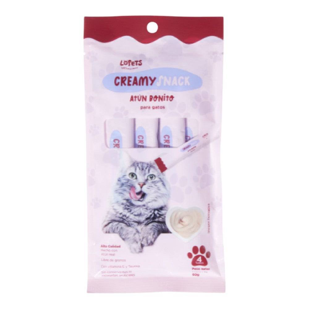 6 Sobres Premio Cremoso para Gatos Sabor Atún 60 gr - AniMALL