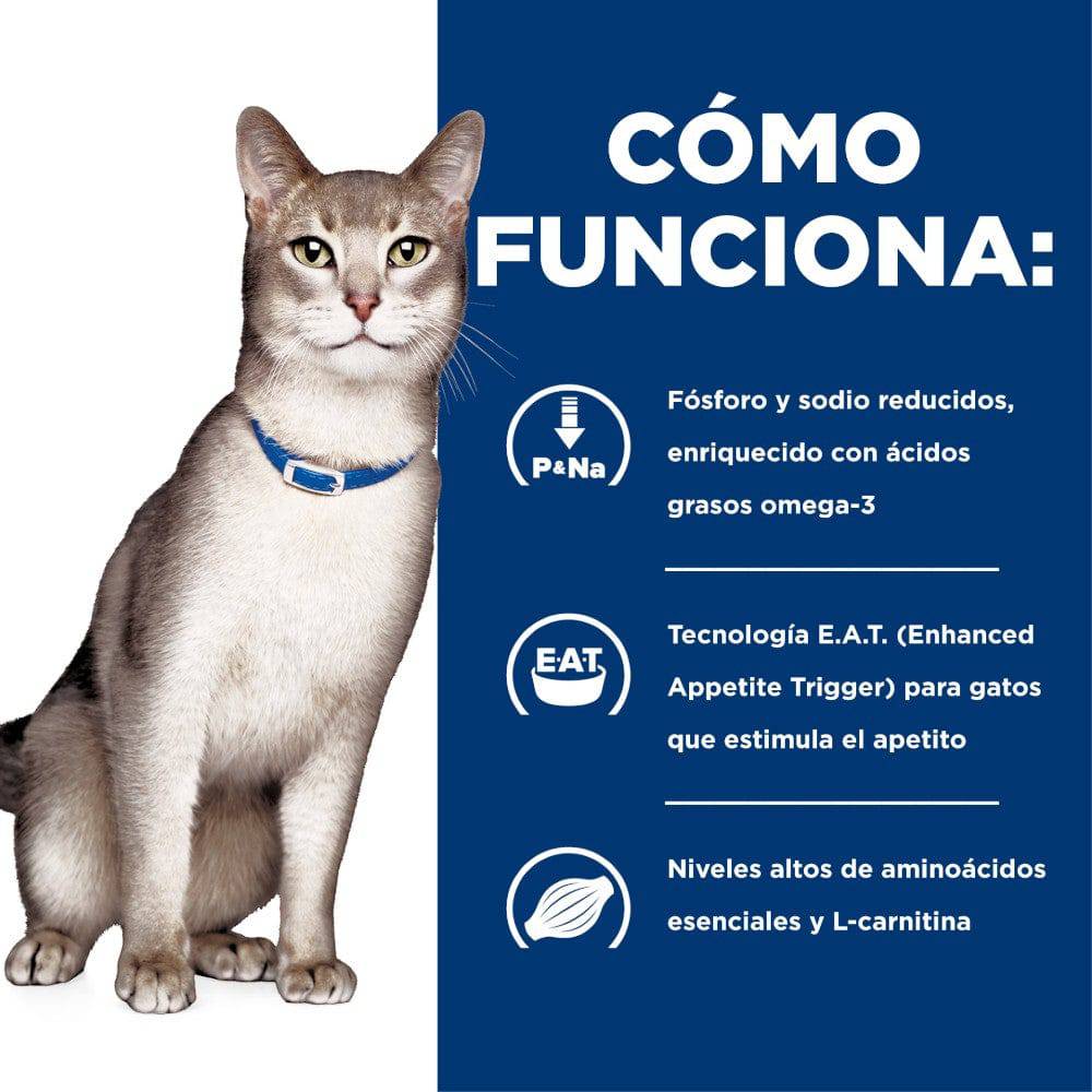 Hill's Prescription Diet k/d, Cuidado Renal, para Gato, 1.8 Kg - AniMALL