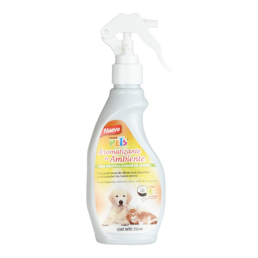 Aromatizante de Coco con Neutralizador de Olores 250 Ml., Fancy Pets