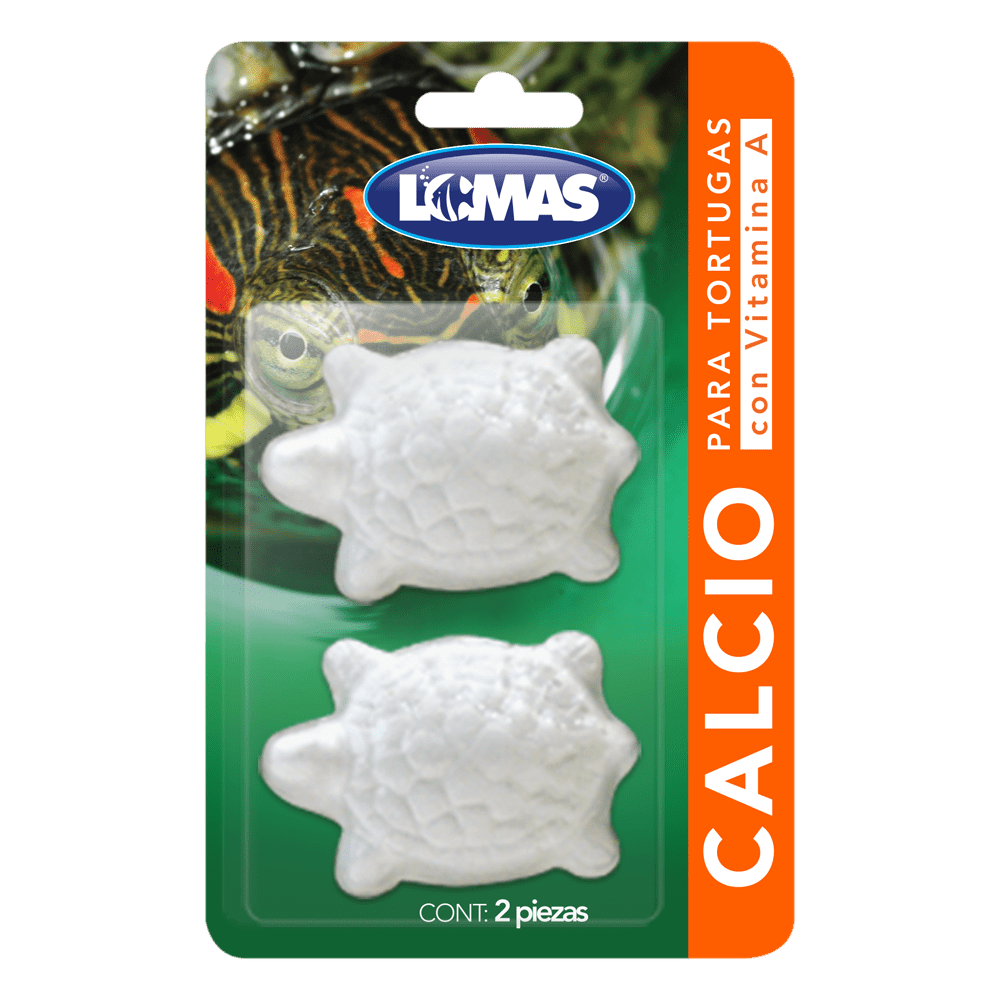 Calcio para tortugas con Vitamina A 2 pzas - AniMALL