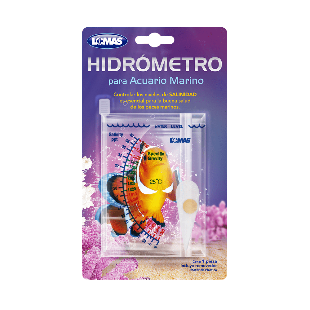 Hidrómetro Control de Niveles de Salinidad para Acuario Marino - AniMALL