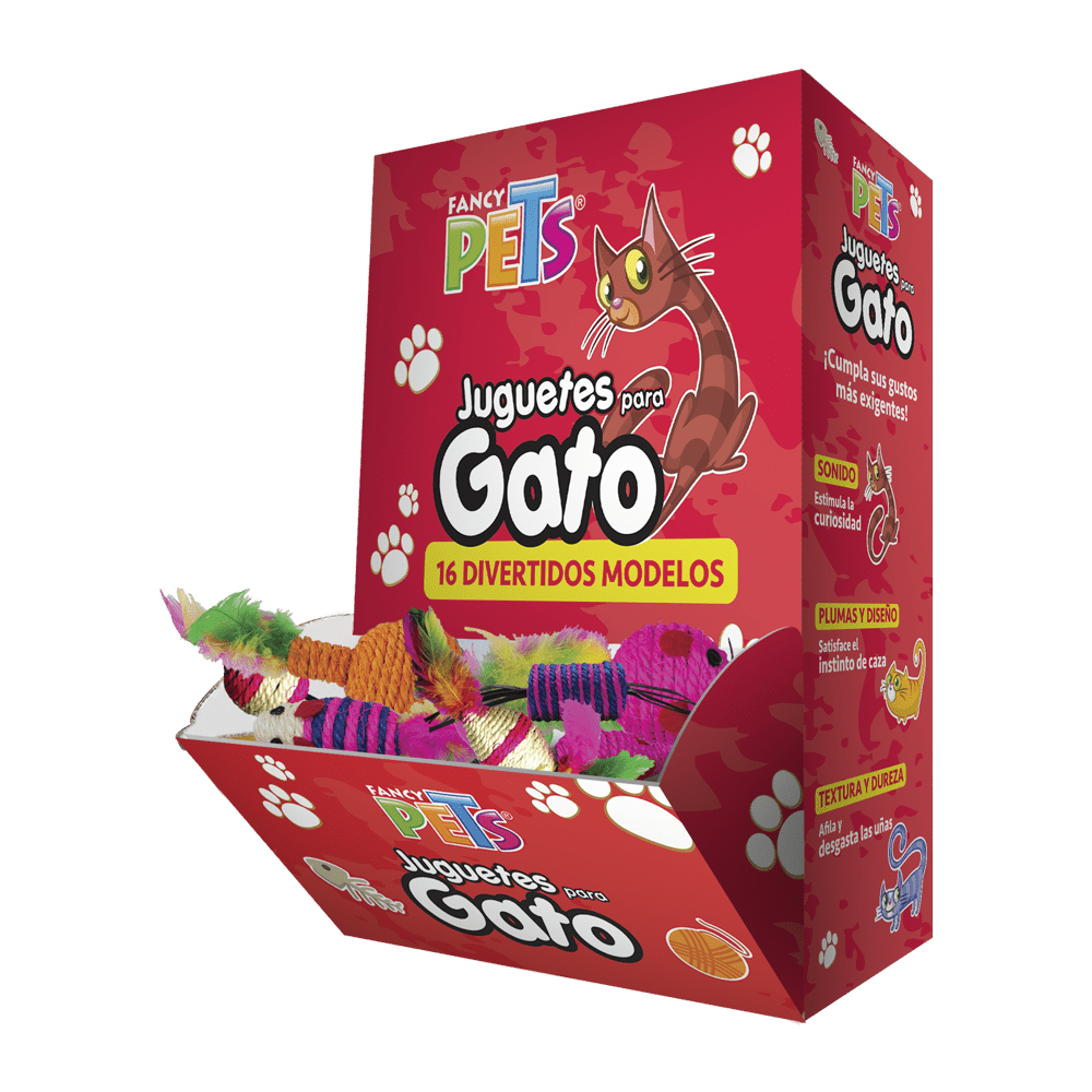 Juguetes para Gato Caja con 16 modelos