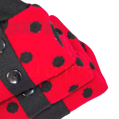 Suéter Rojo Estampado de Circulos Talla 14 - AniMALL