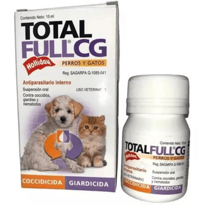 Total Full CG Perros y Gatos Antiparasitario 15 ml Holliday - AniMALL