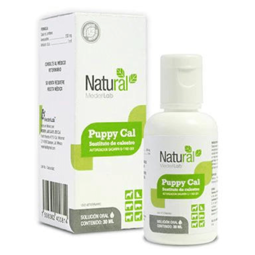 Natural Puppy Cal Complemento Nutricional Solución Oral 30 ml Mederilab - AniMALL