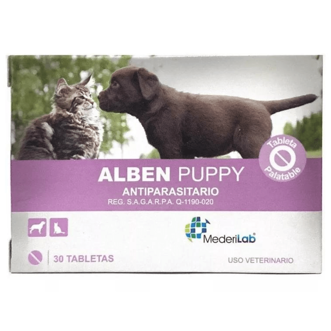 Alben Puppy 30 Tabs, Mederilab - AniMALL
