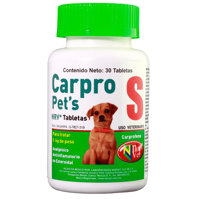 Carpro Pet´s "S" 30 Tabletas Norvet - AniMALL