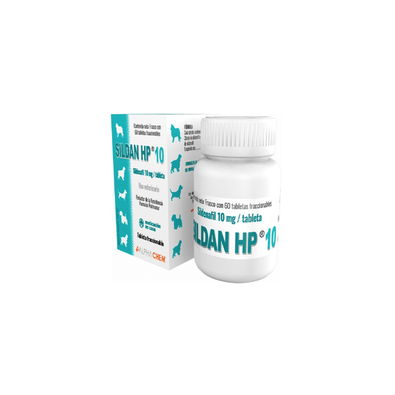 Sildan HP Sildenafil 60 tabletas de 10mg AlphaChem. - AniMALL
