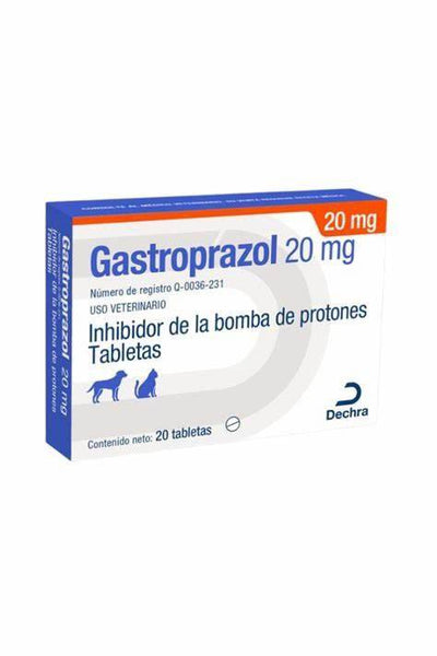 Gastroprazol, Omeprazol, 20 tabletas de 20mg, Dechra - AniMALL
