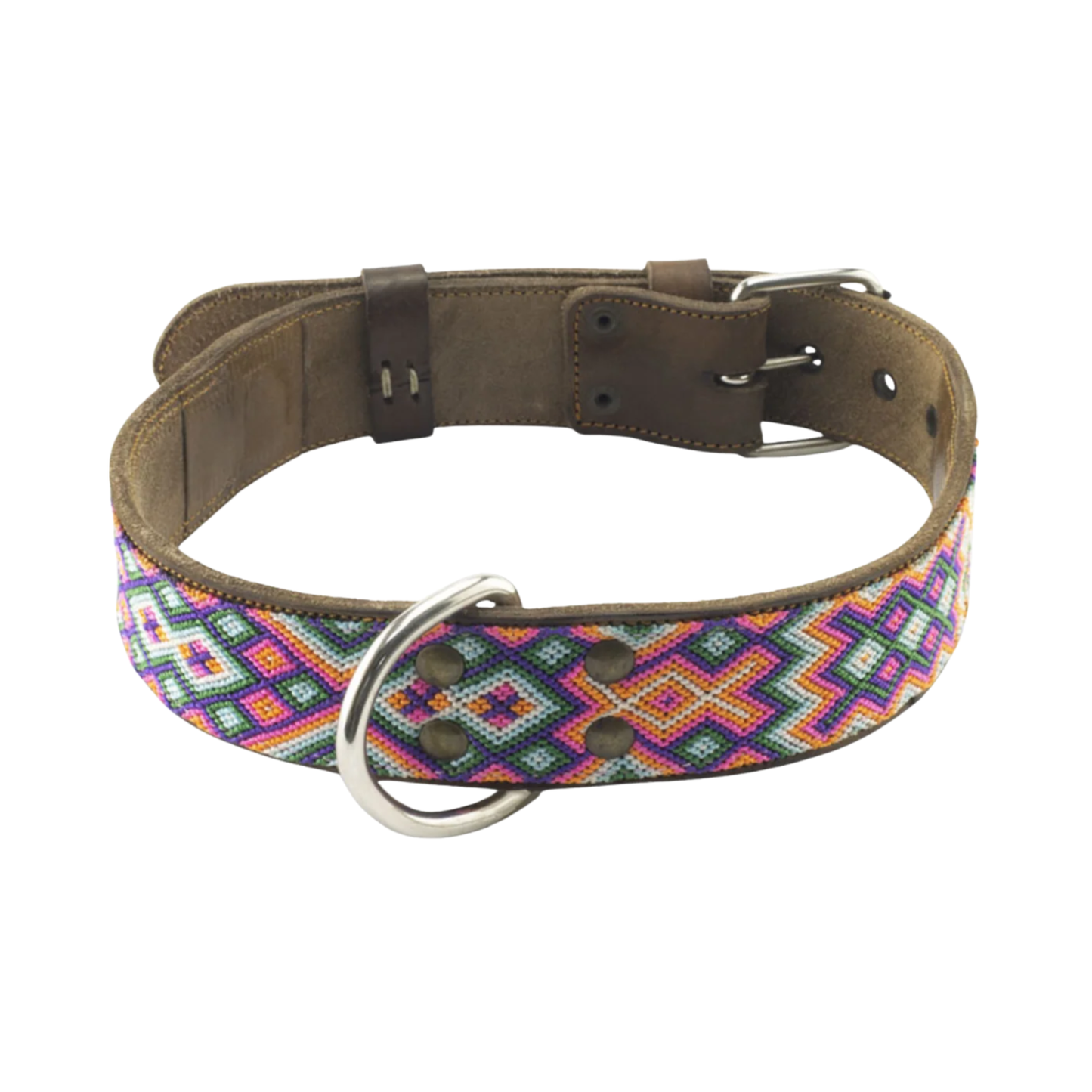 B and Kolor Collar Artesanal Mandala para Mascota - Talla Mediano Ancho