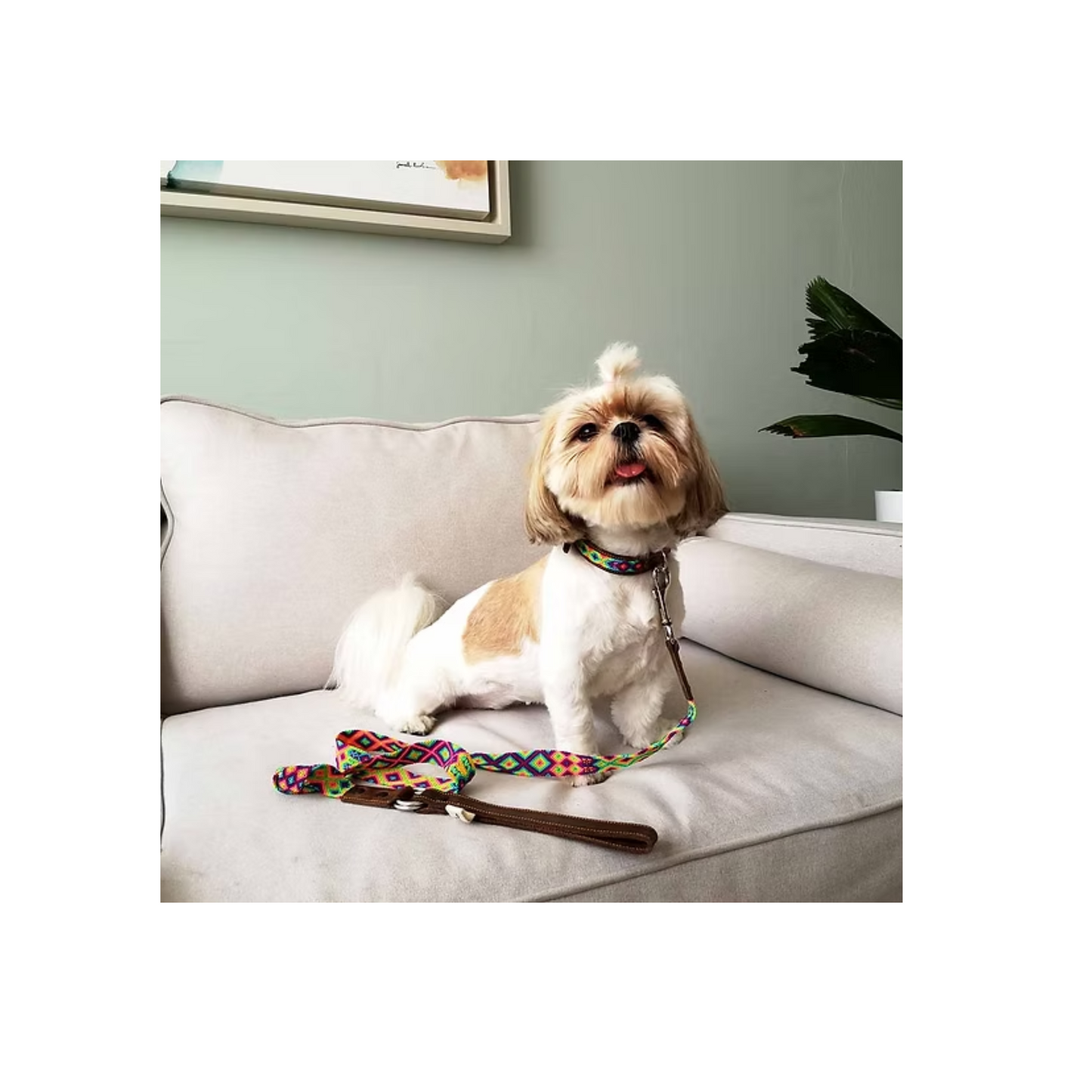 B&Kolor Correa Larga Tejida Color Rosa Talla Chica